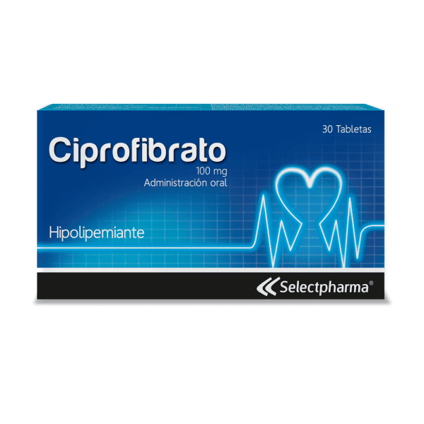 CIPROFIBRATO SELECTPHARMA 100MG CAJA X 30 TAB Farmacia La Buena