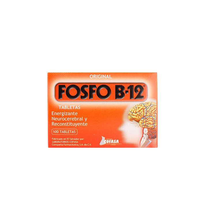 FOSFO B-12 X 100 TABLETAS – Farmacia La Buena